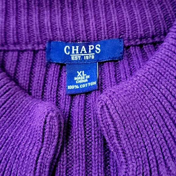 Chaps Eggplant 🍆 100% Cotton - Picture 3 of 5